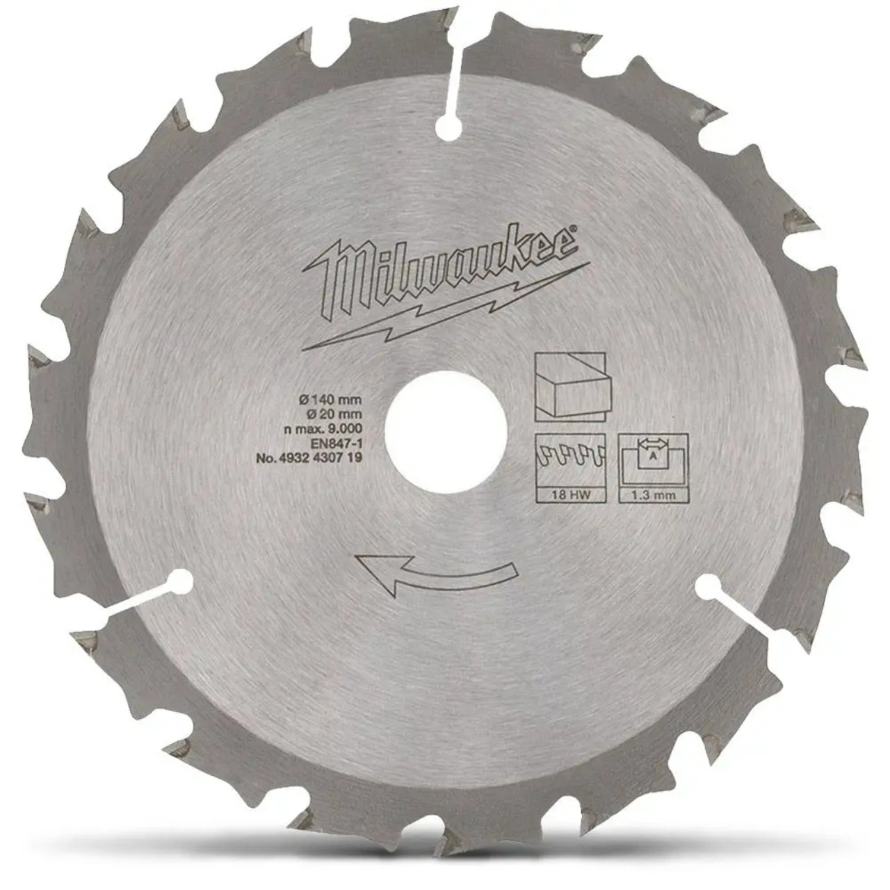 Milwaukee 140mm 18T Endurance Circular Saw Blade