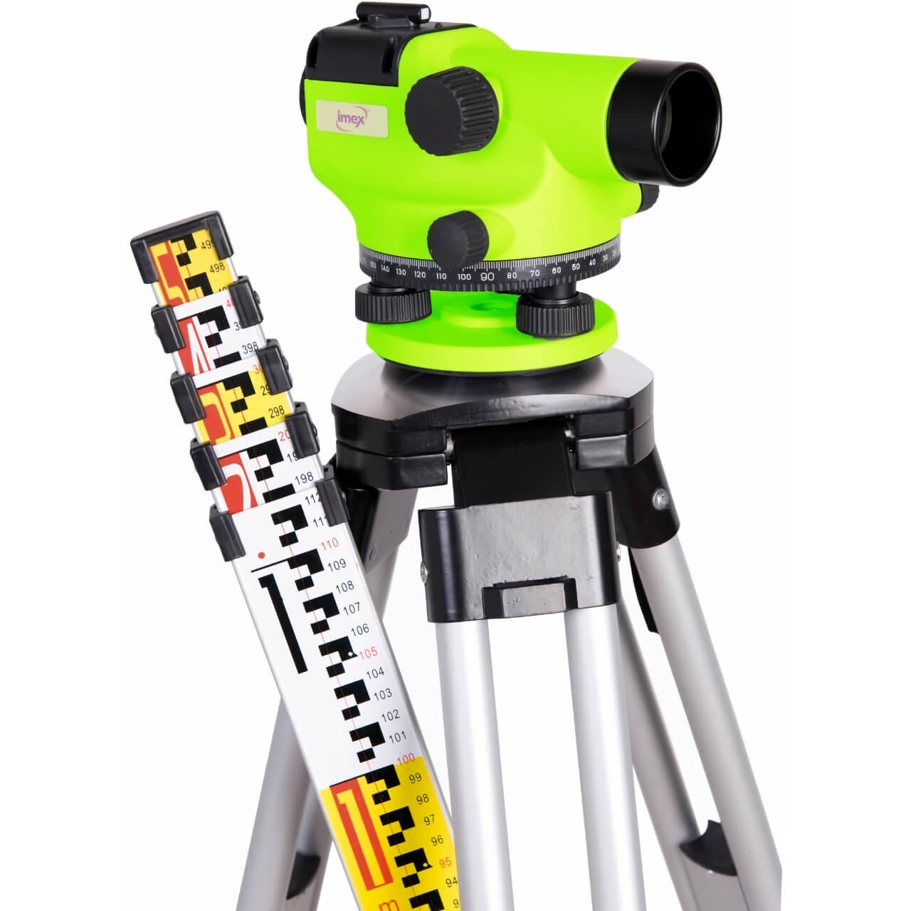 Imex LAR 32x Mag Auto Level With Tripod & Staff