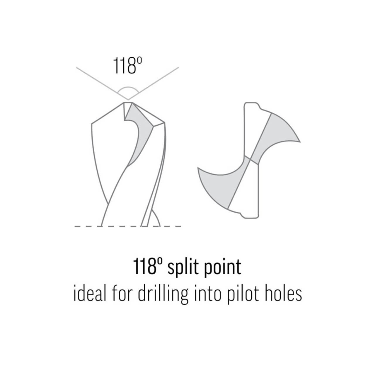 Alpha 14.0mm Reduced Shank Drill Bit 1/2 Shank
