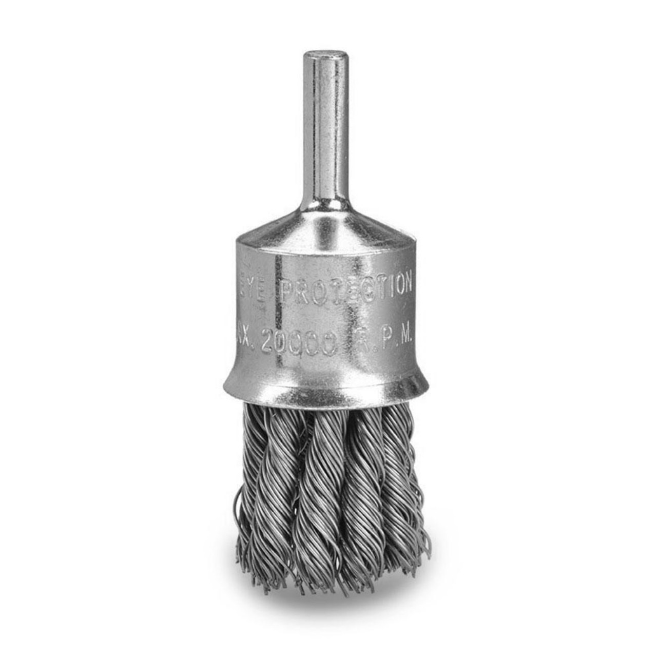 Bordo 19mm 0.5mm Steel Wire High Speed Twist Knot End Brush
