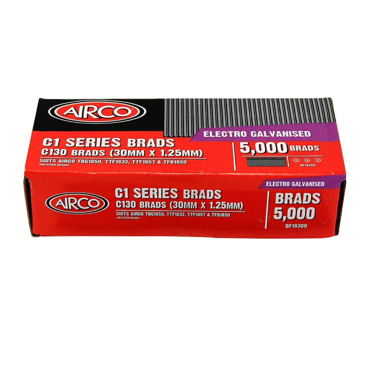 Airco C130 Brads. Box Qty: 5000