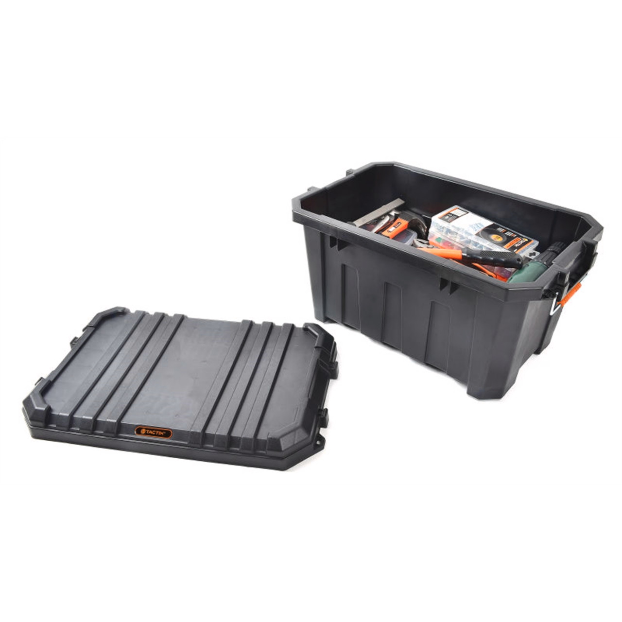 45L Heavy Duty Black Storage Box