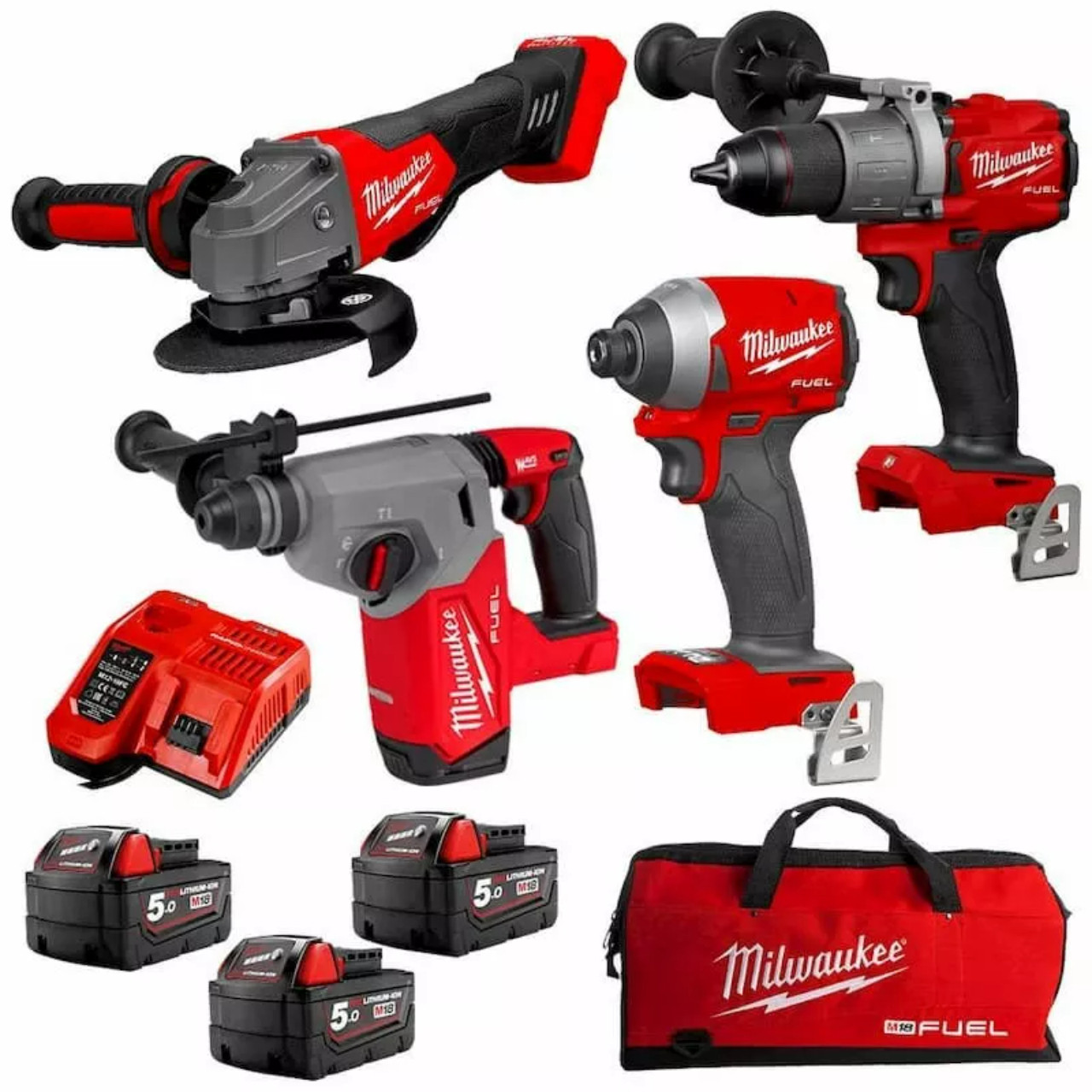 Milwaukee M18 Fuel Cordless 4pce Power Pack 4L2