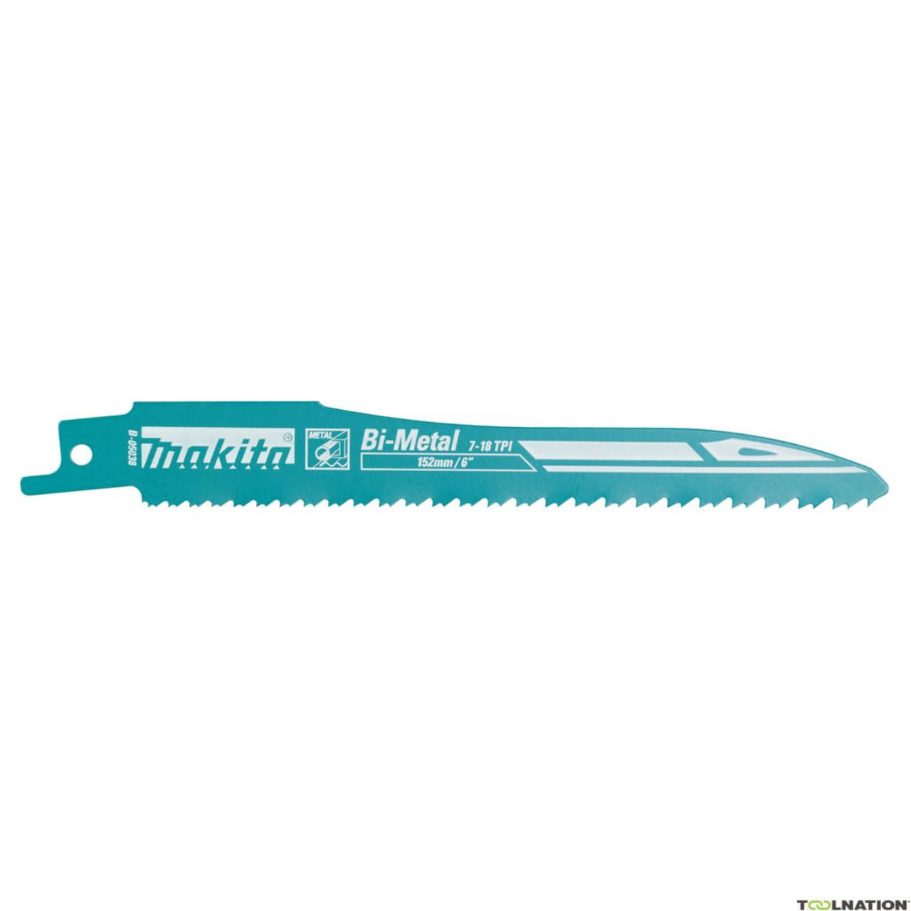 Makita Reciprocating Blade Bi-Metal 152mm x 0.9mm x 7-18tpi Super Express 5pk