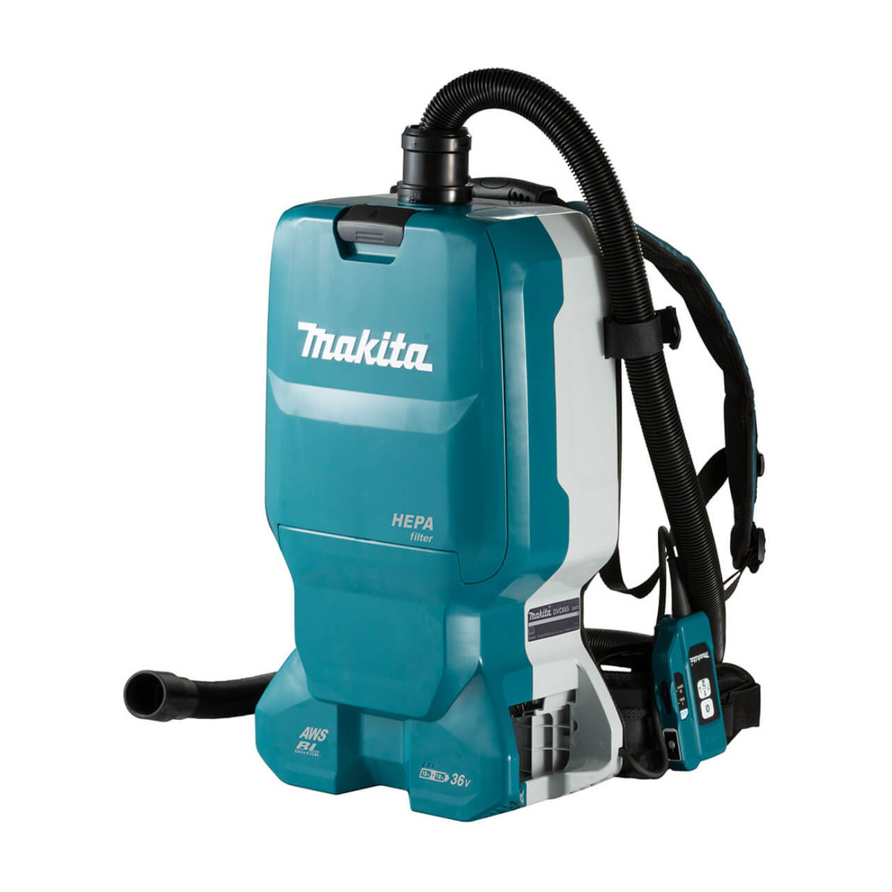 Makita 18Vx2 BRUSHLESS AWS 6 Litre Backpack Vacuum - Tool Only