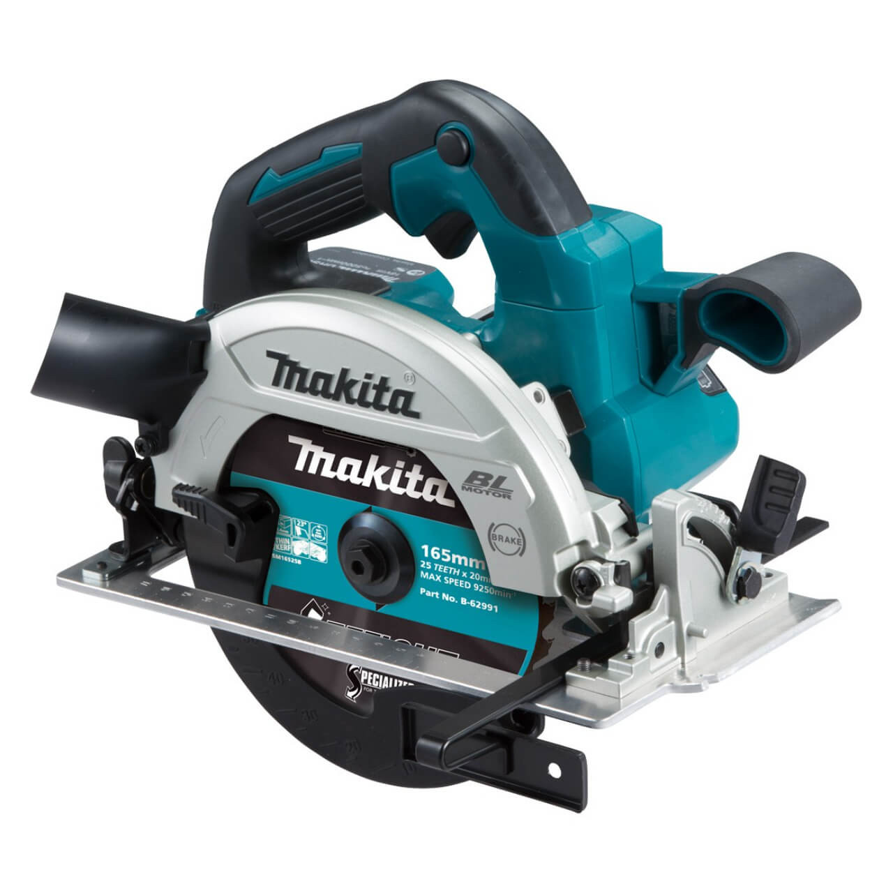 Makita 18V BRUSHLESS 165mm Circular Saw (Right hand blade) - Tool Only
