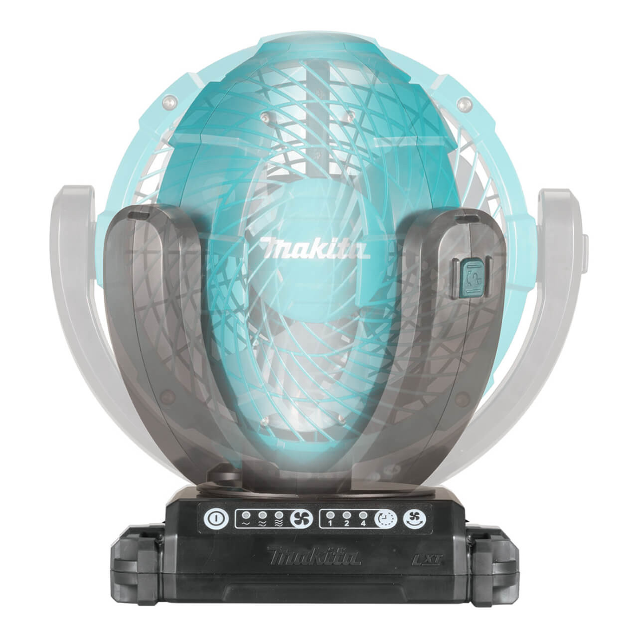 Makita 18V 180mm (7”) Jobsite Fan with swing neck - Tool Only