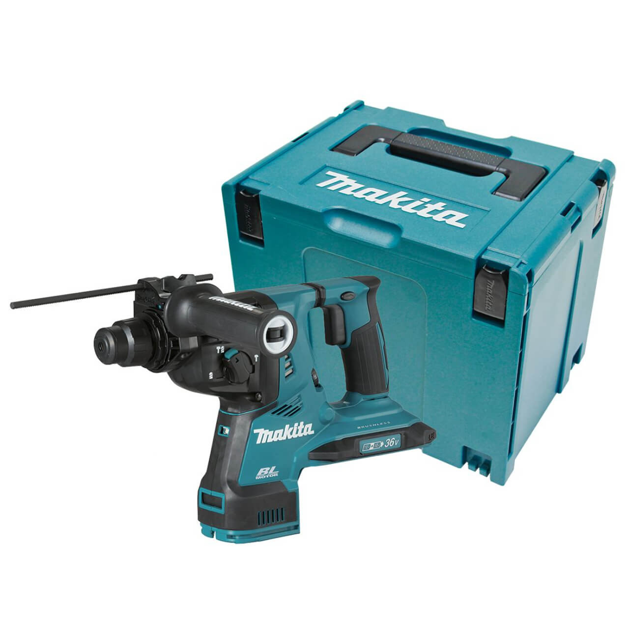 Makita 18Vx2 BRUSHLESS AWS* 28mm SDS Plus Rotary Hammer - Tool Only