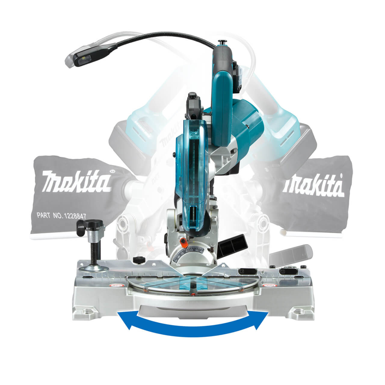 Makita 18V COMPACT BRUSHLESS 165mm (6-1/2”) Mitre Saw - Tool Only