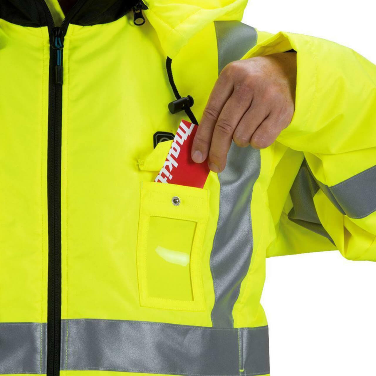 Makita 12V Max High Visibility Heated Jacket (Large) - Tool Only