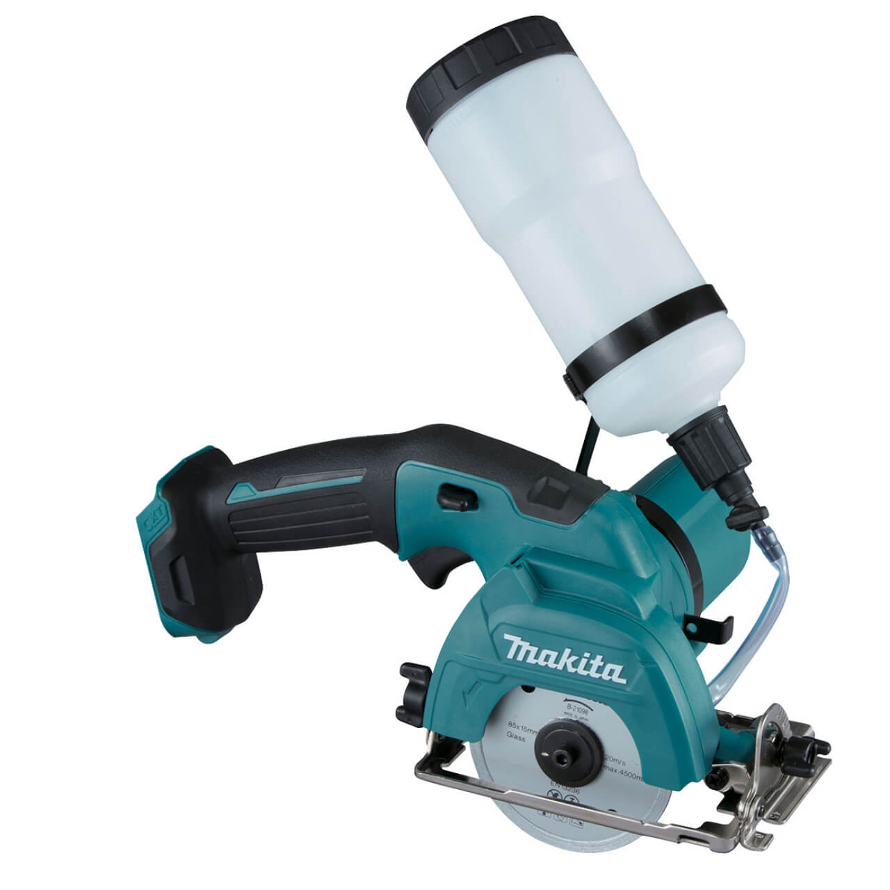 Makita 12V Max 85mm (3-1/4”) Diamond Cutter - Includes 2 x 2.0Ah Batteries & Rapid Charger