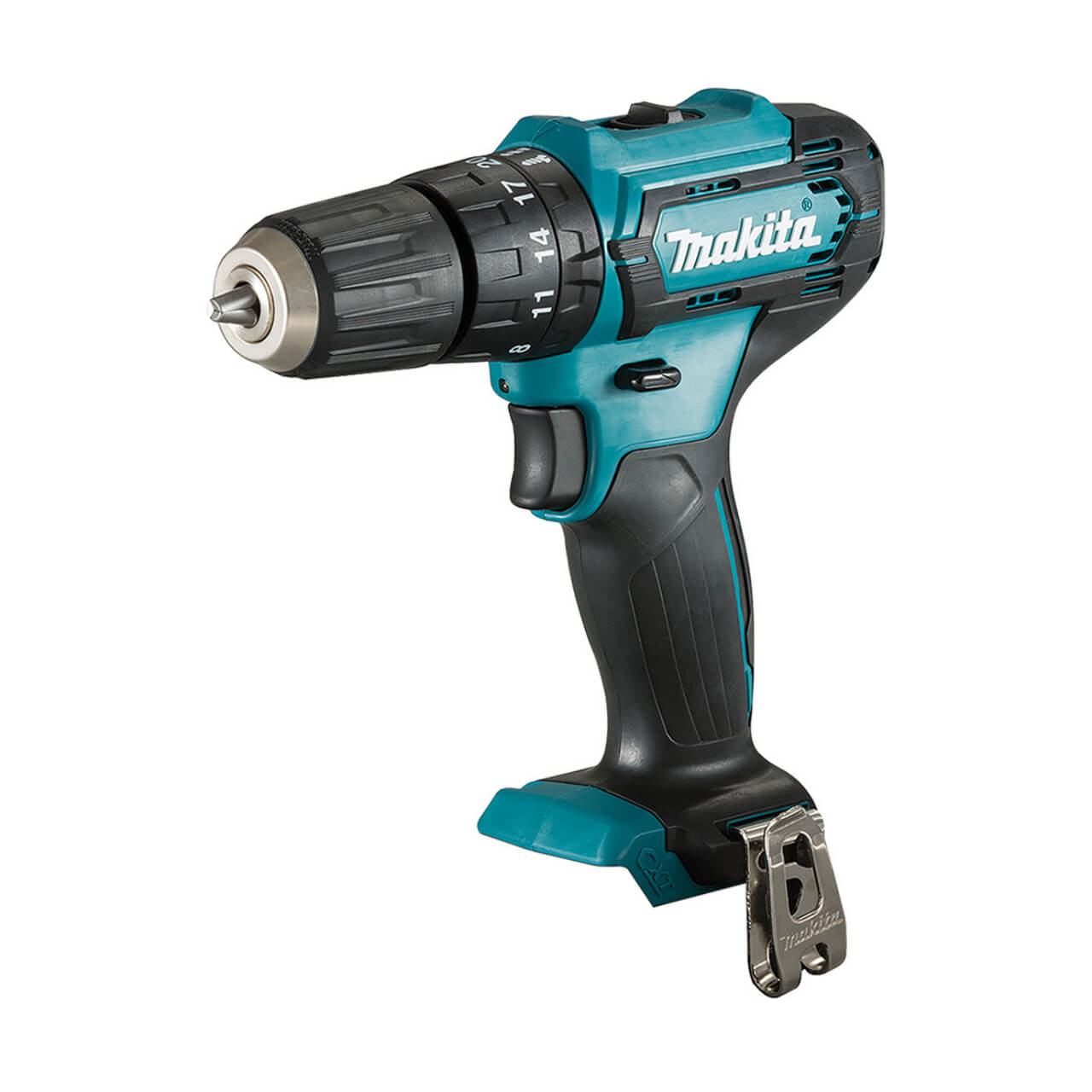 Makita 12V Max Hammer Driver Drill Kit - Includes 2 x 2.0Ah Batteries. Rapid Charger & Case