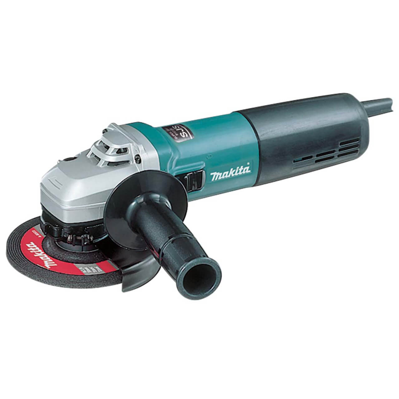 Makita 125mm (5”) Angle Grinder. 1400W. Constant Speed Control. soft start. current limiter. variable speed. SJS