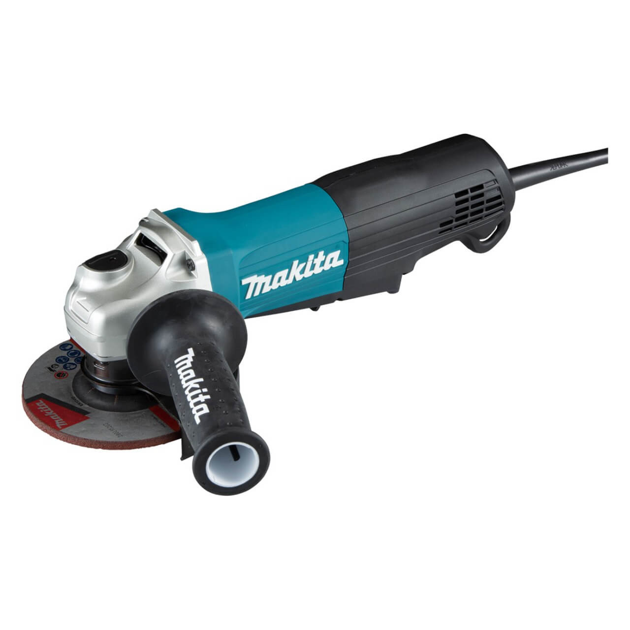 Makita 125mm (5”) Angle Grinder. 1300W. Anti-restart. soft start