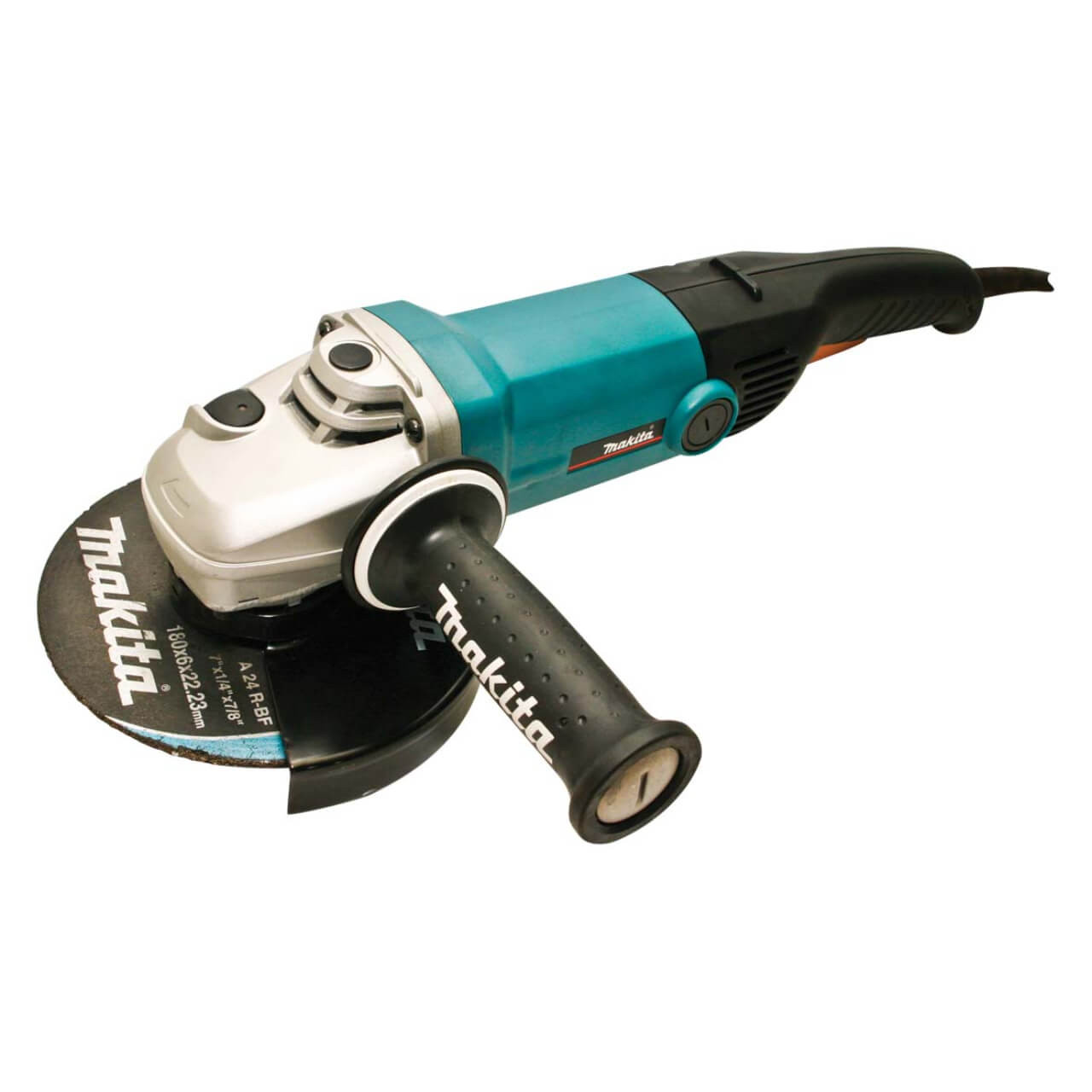 Makita 180mm (7”) Angle Grinder. 1800W. Constant Speed Control. soft start. current limiter