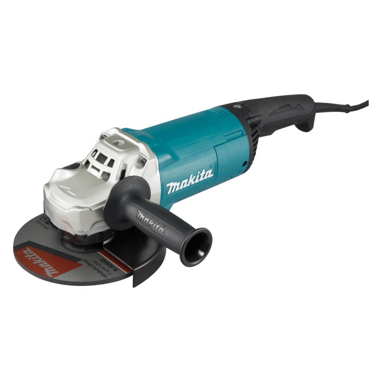 Makita 180mm (7”) Angle Grinder. 2200W. soft start. anti-restart. SJSII