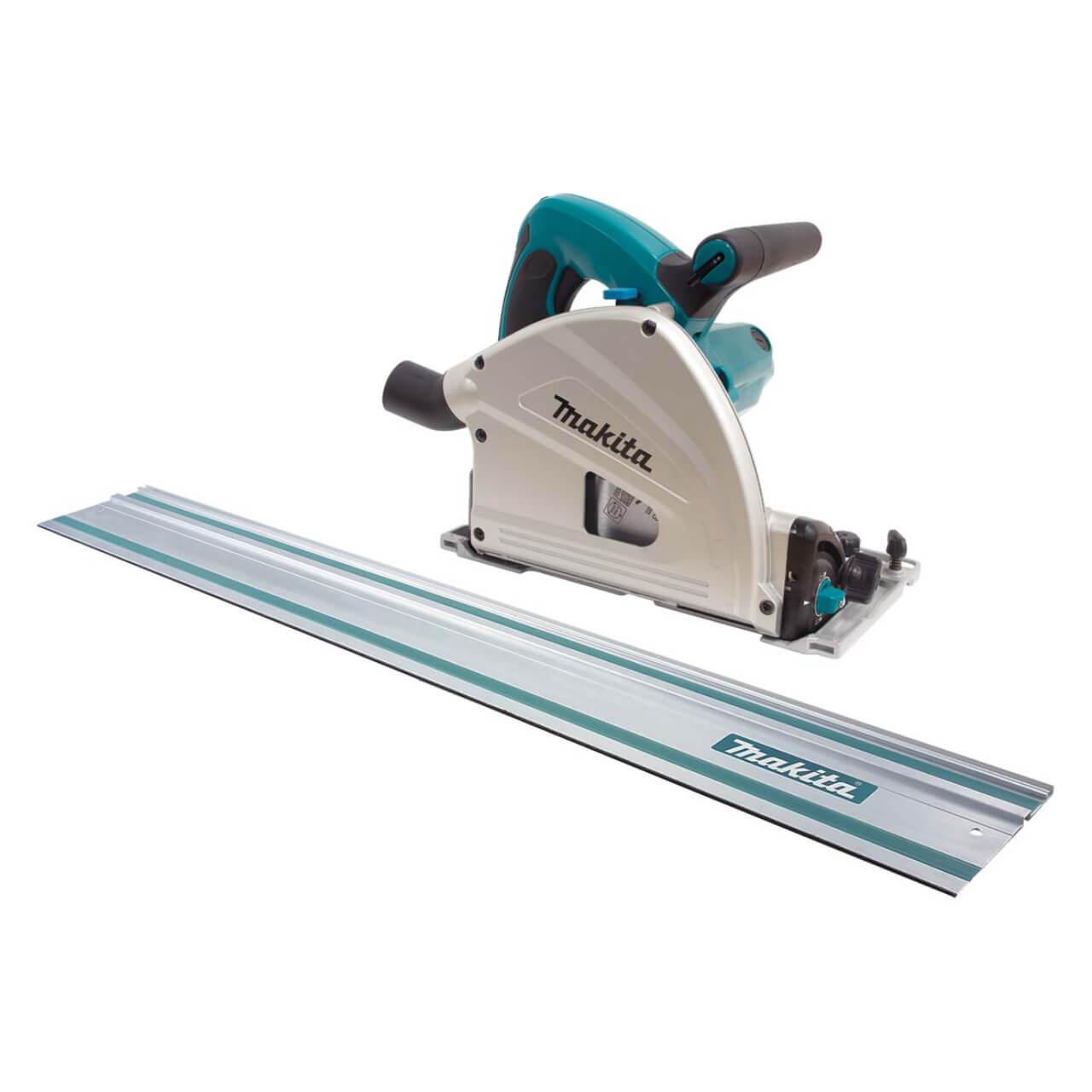 Makita 165mm (6-1/2”) Plunge Cut Circular Saw Kit - Includes 1400mm track