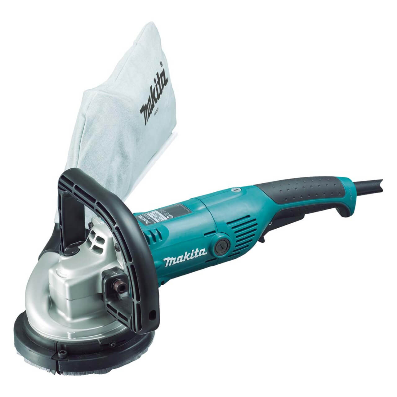 Makita 125mm (5”) Concrete Planer. 1.400W. with steel case. Includes rough diamond wheel