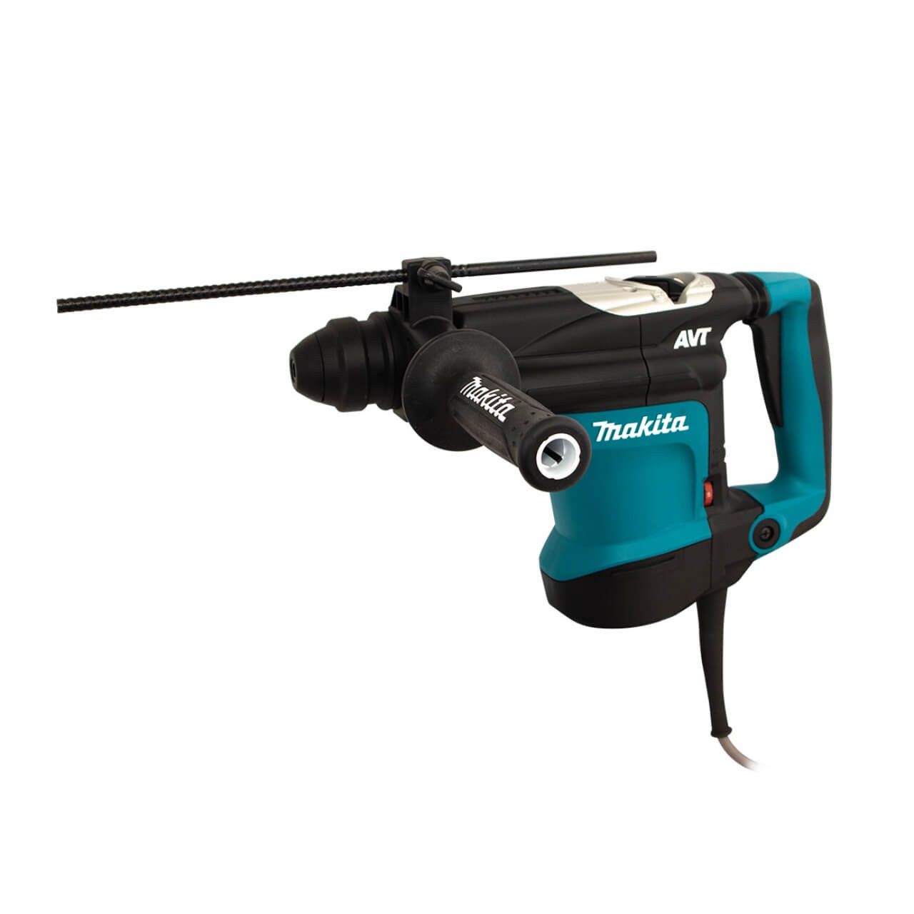 Makita 32mm SDS Plus Rotary Hammer. 850W. AVT (Keyless Chuck. 10pc SDS-Plus Drill Bit/Chisel Set. 5pc Multi Material Drill Bit Set)