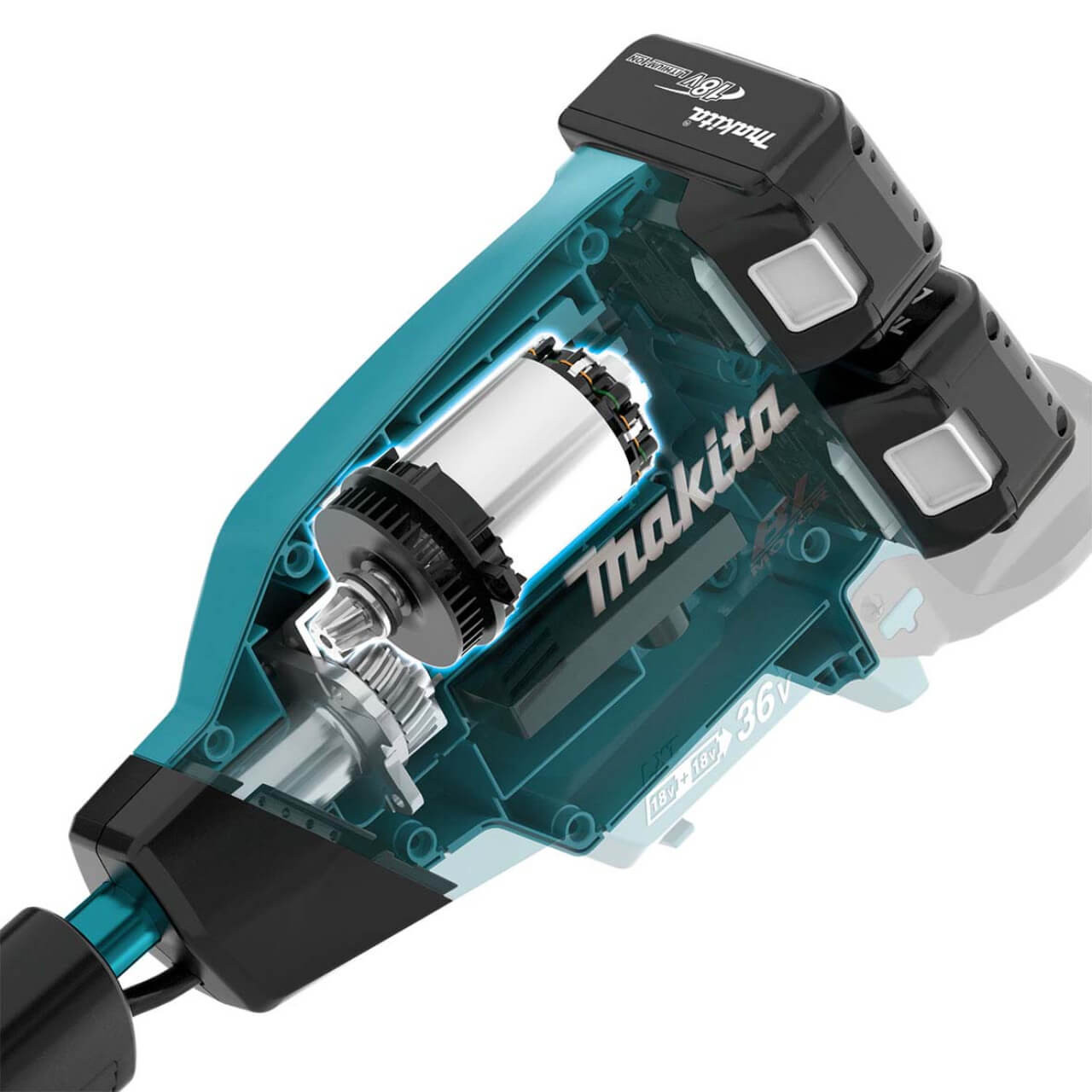 Makita 36V (18V x 2) 5.0Ah Li-ion Cordless Brushless Loop Handle Line Trimmer Combo Kit