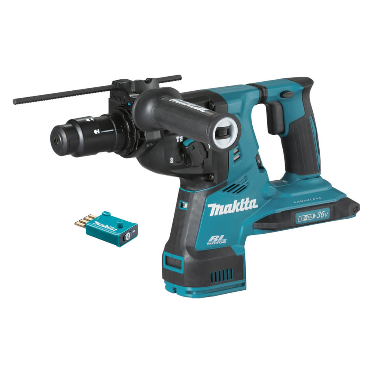 Makita DHR283ZJU 18Vx2 BRUSHLESS AWS 28mm SDS Plus Rotary Hammer - Tool Only