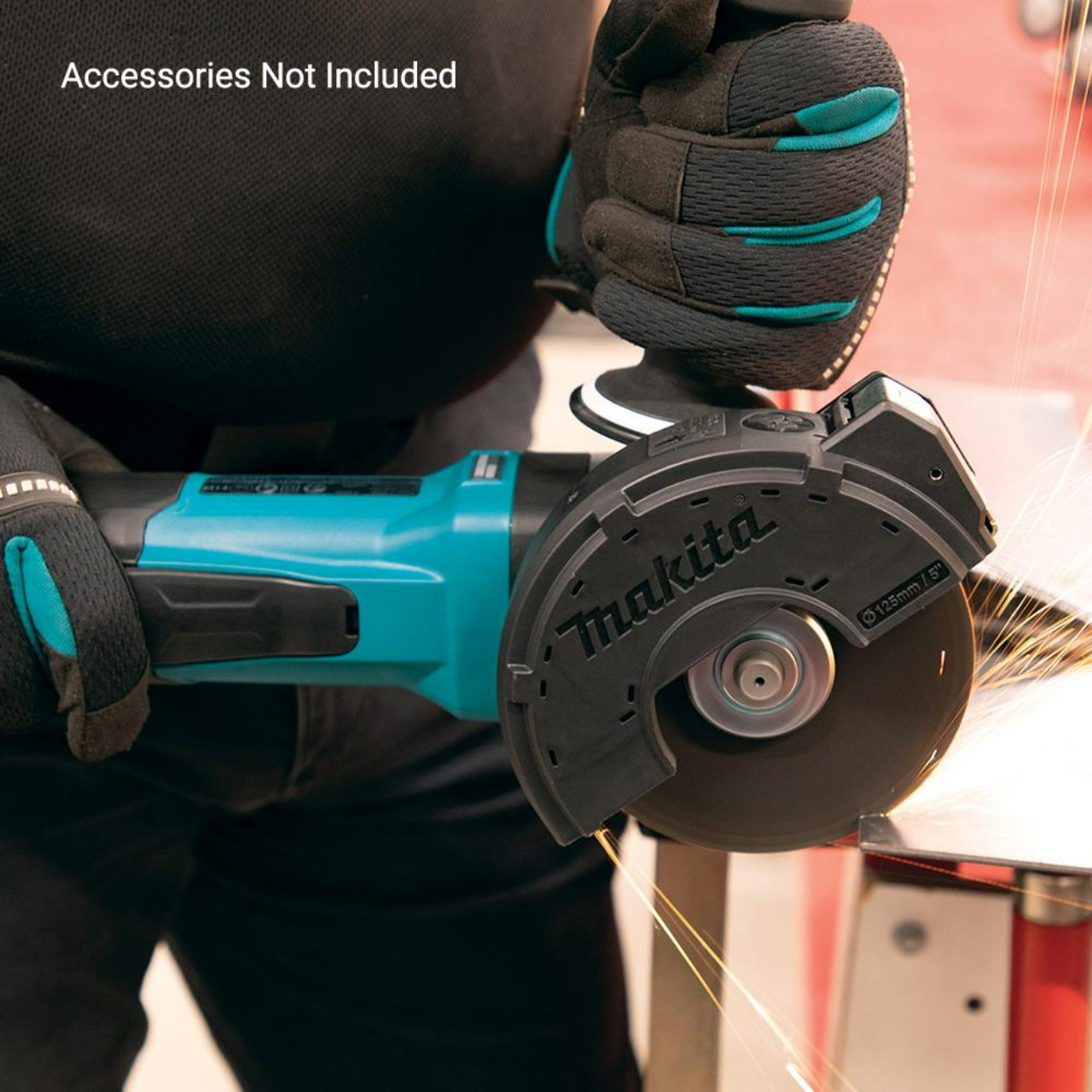 Makita 125mm (5”) 1900W Paddle Switch Angle Grinder Variable Speed Mechanical Brake