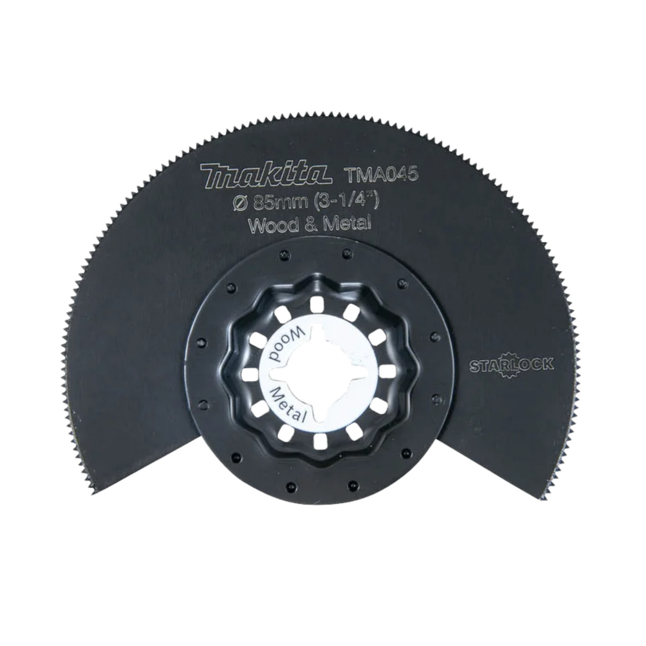 Makita Multitool 85mm 18tpi Segment Saw Blade Bi-Metal / Wood & Metal / Offset Round Tma045 - (1pc)