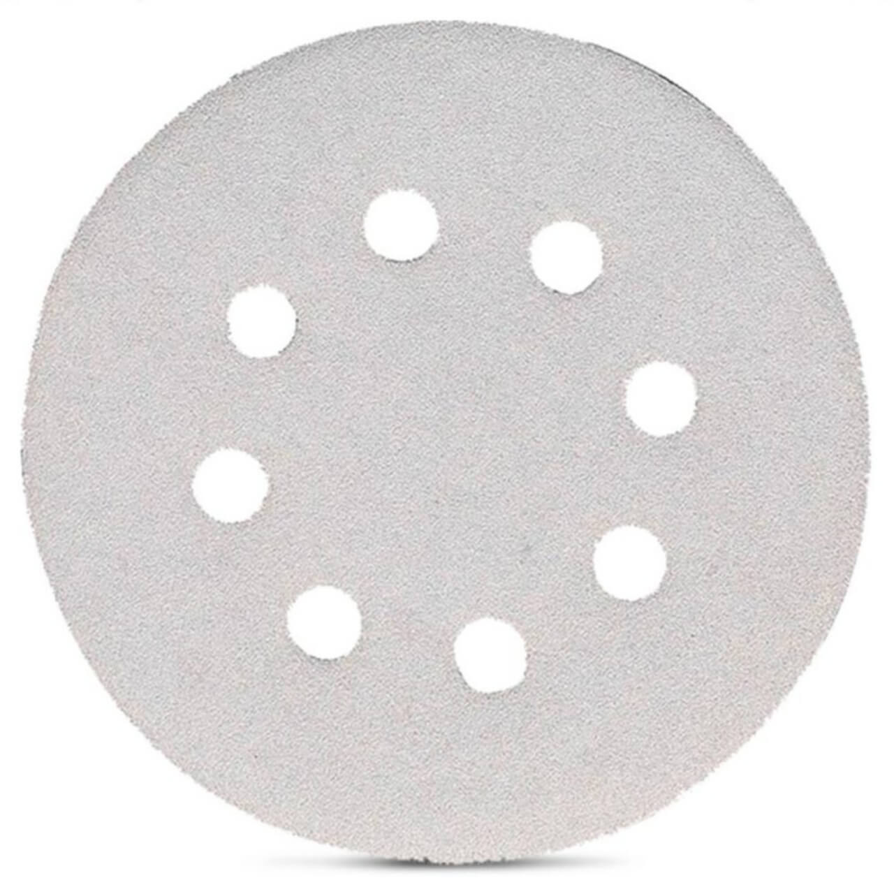 Makita Sanding Disc Hook & Loop White 125mm / 40# Punched - (10pk)