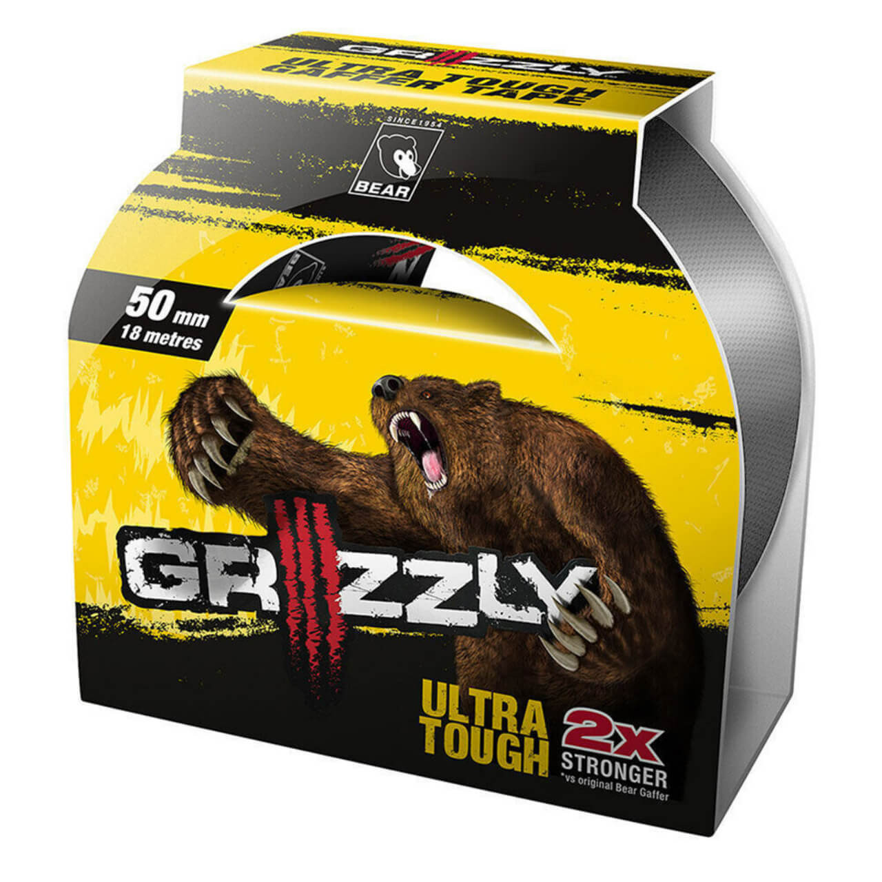Tape Gafer Grizzly 50mmx18m- Silver