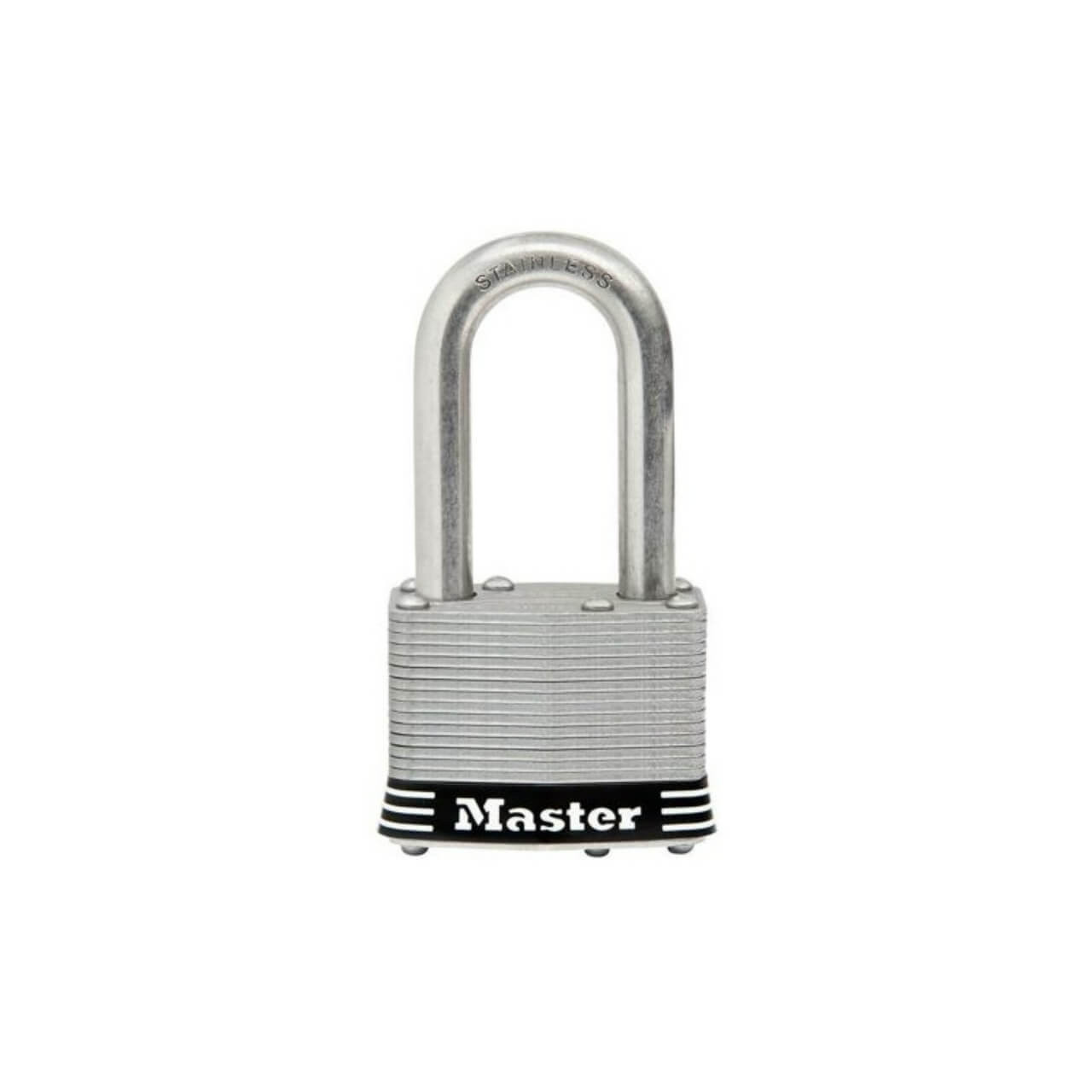 Master Lock S/Steel Laminated 44mm With 38mm Long Shackle