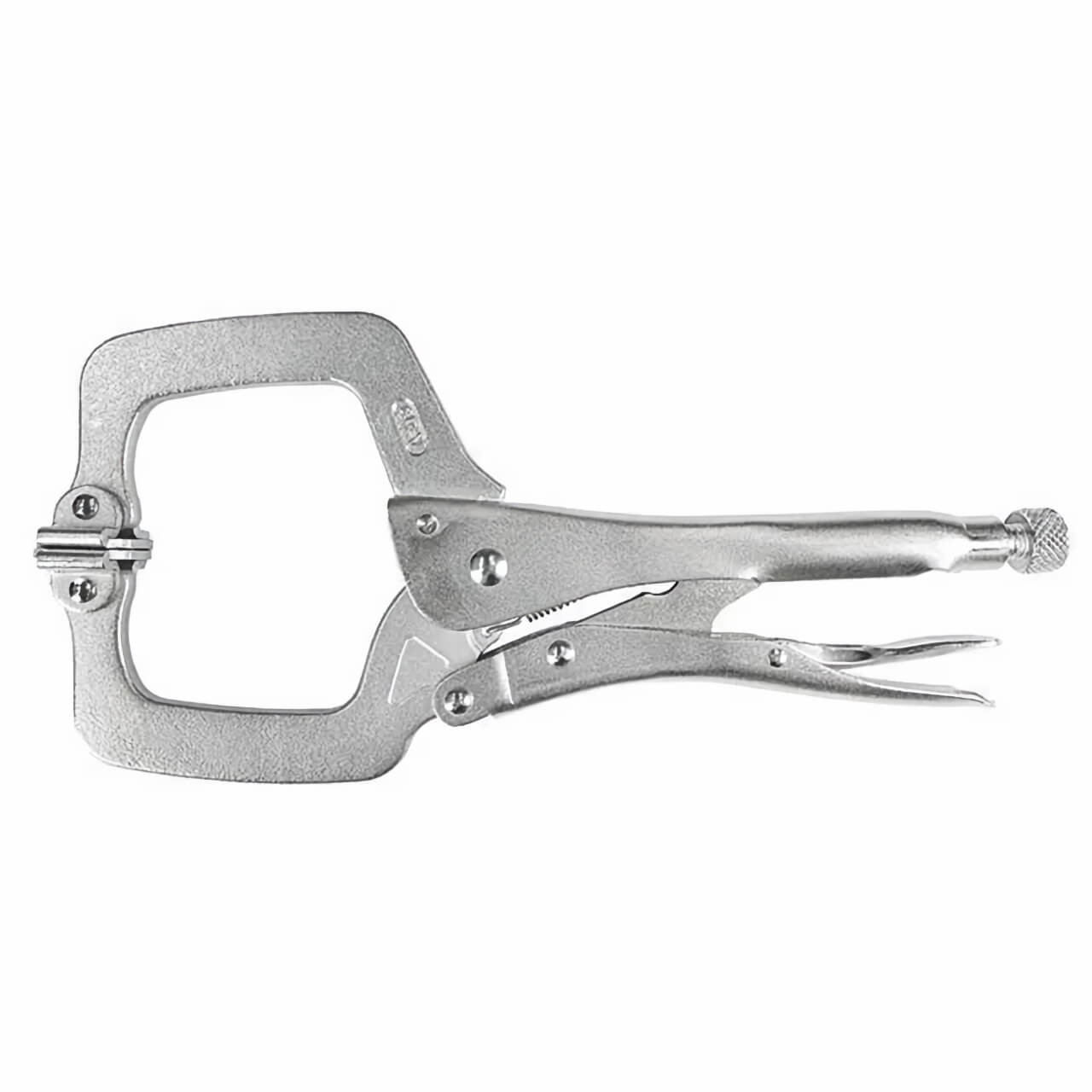 Ehoma Locking Plier, C Clamp Swivel Pad 275Mm