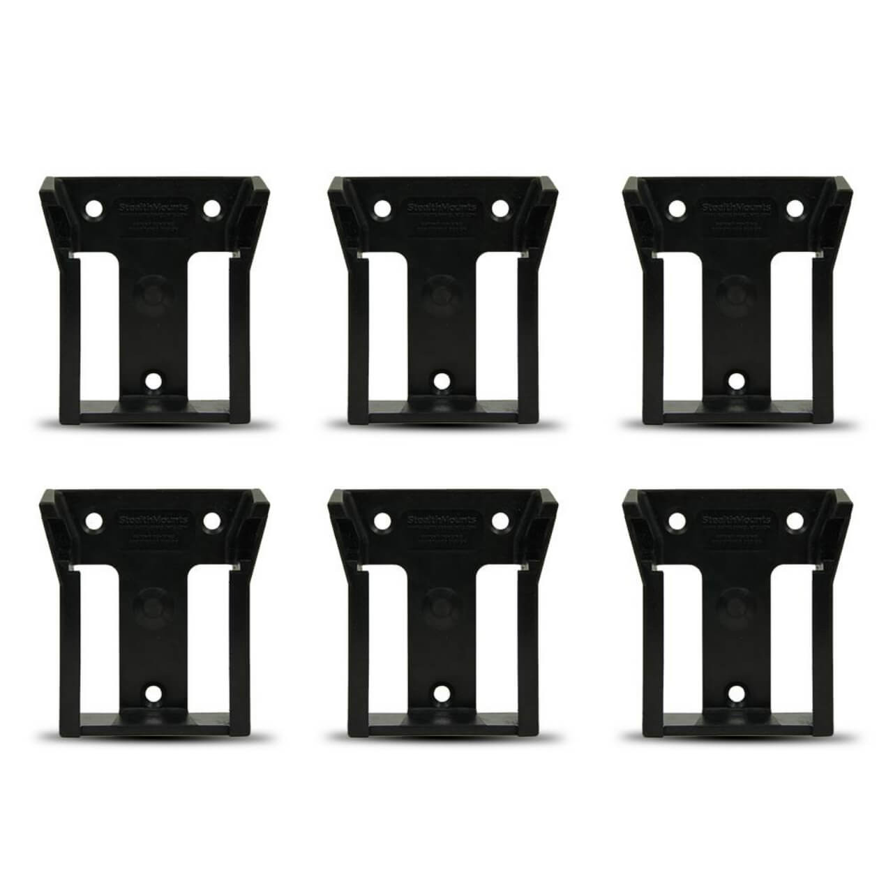 Tool Mounts Black Battery Mounts suit Milwaukee M18 18V 6pk