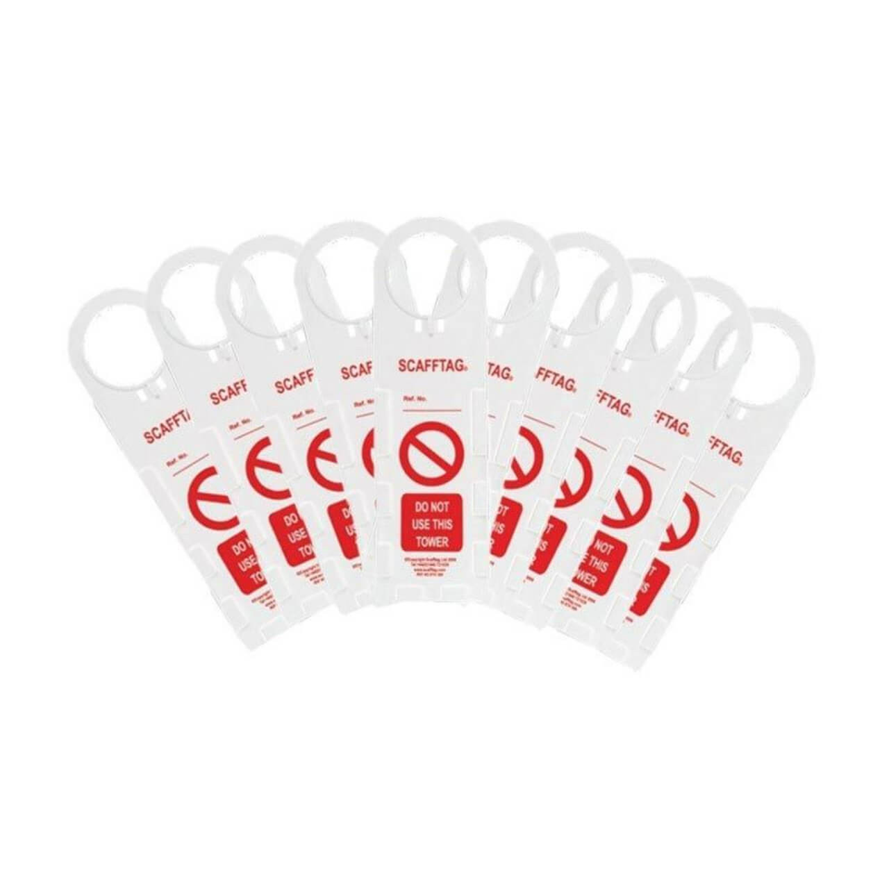 Cardholder Scafftag Status 10pk