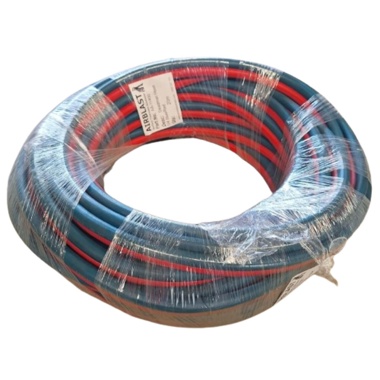 Deadman Hose 1/4 Blue/Red 20m