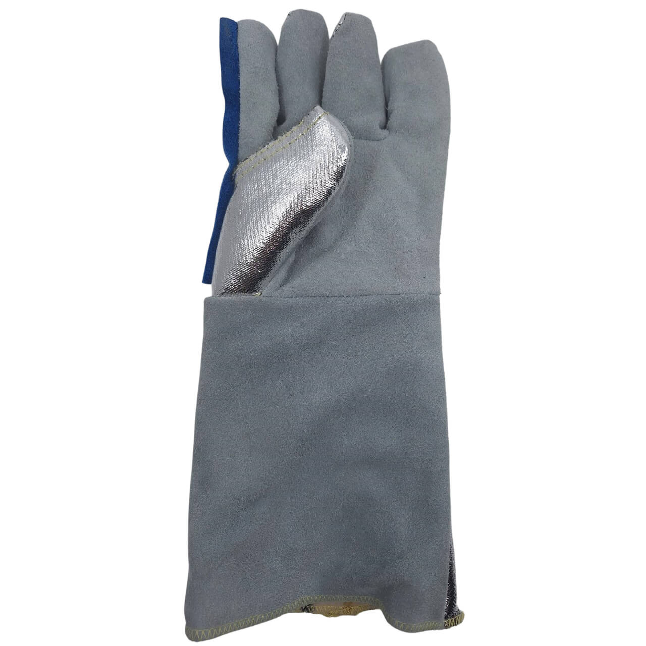 Aluminised Chrome Leather Glove - 1x LH Only