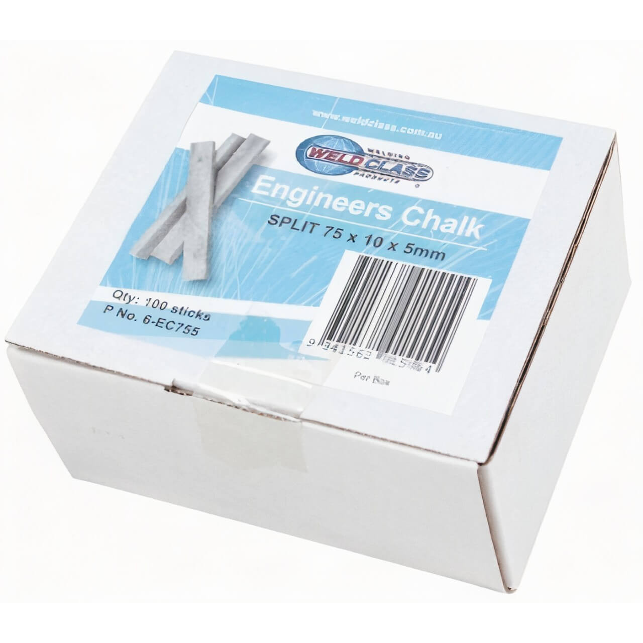 75x10x5 Engineers Chalk Split 100pc/box
