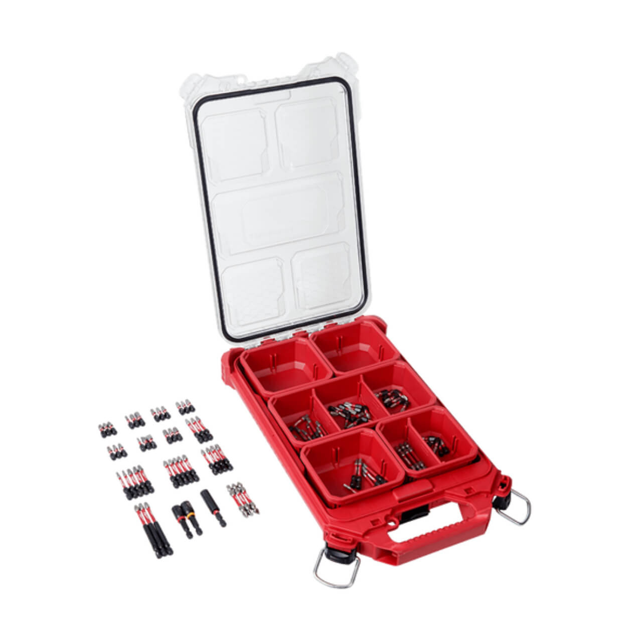 Milwaukee Shockwave 100 Pce Impact Driver Bit Set In Packout Organiser