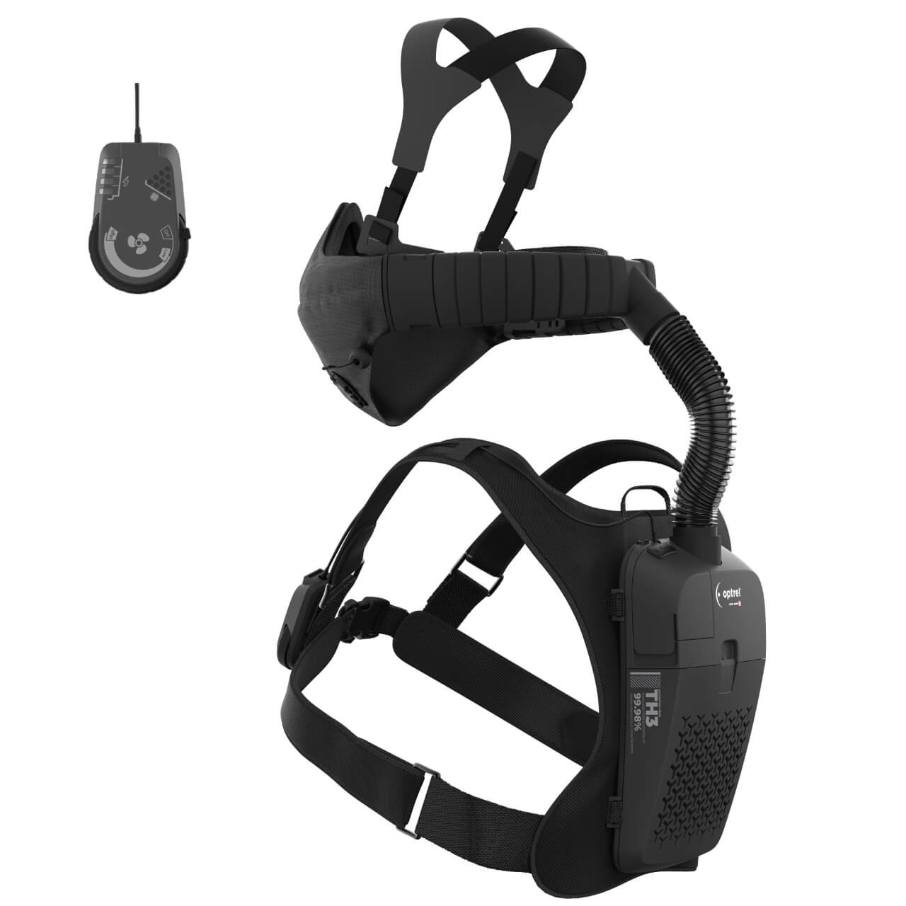 Optrel Swiss Air Halfmask PAPR System