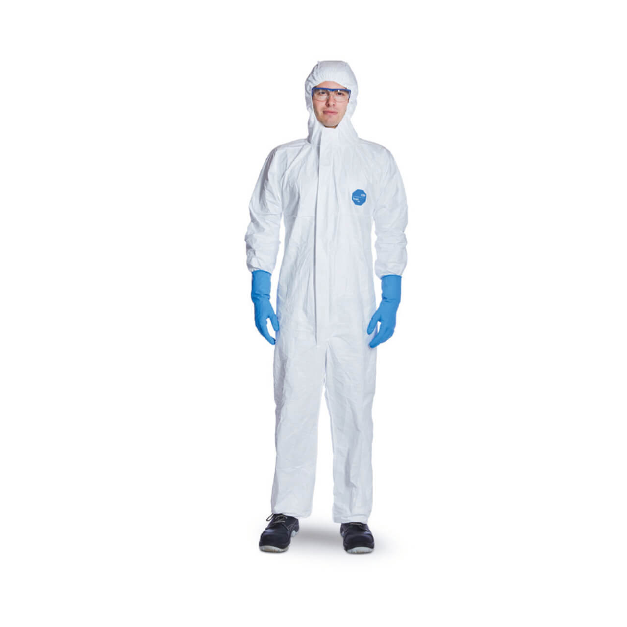 Tyvek Classic Xpert White SMS Disposable Coverall L