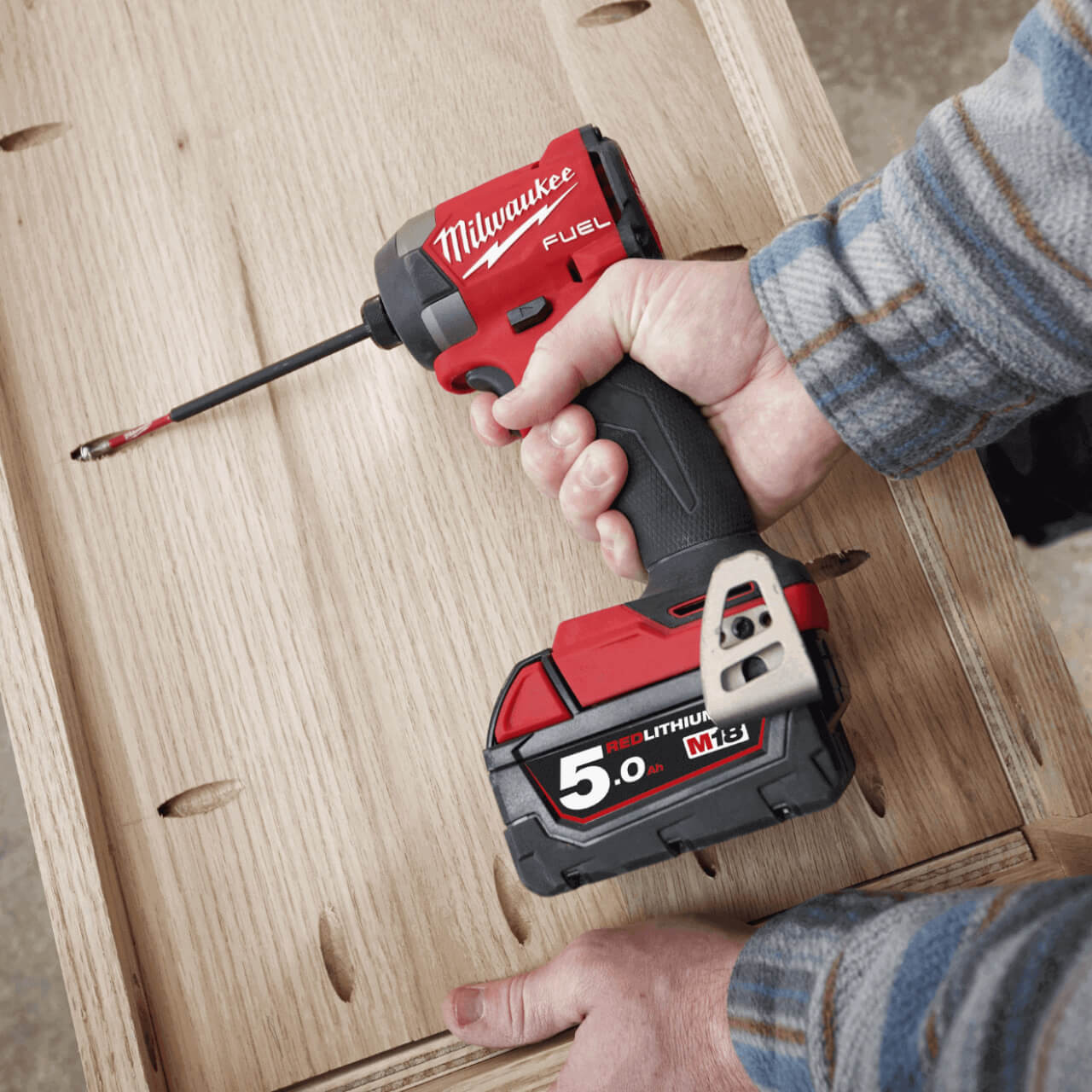 Milwaukee M18 Fuel One-Key Cordless  1/4 Hex Impact Driver Skin Only