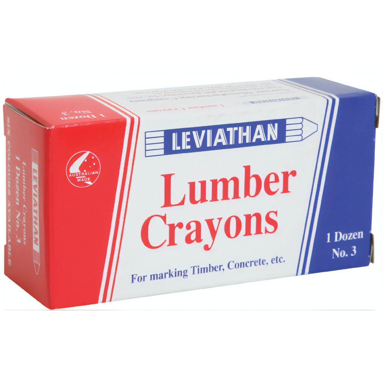 Leviathan No3 Lumber Crayon Black 12pk