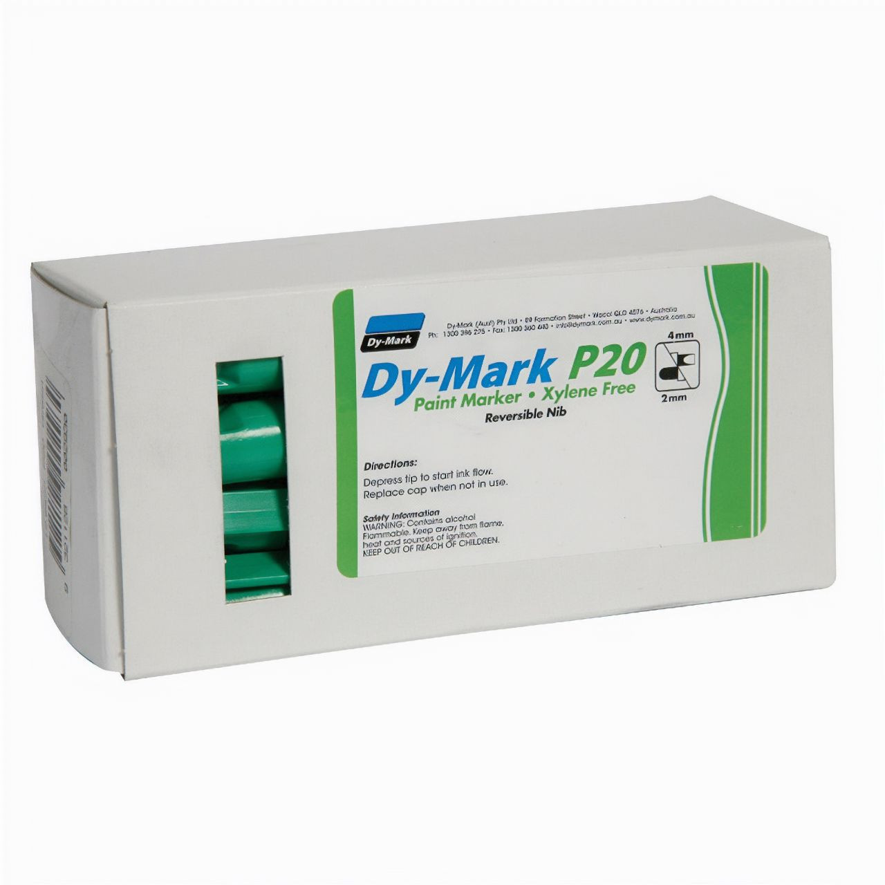 Dy-Mark P20 Paint Marker Green 12/pk