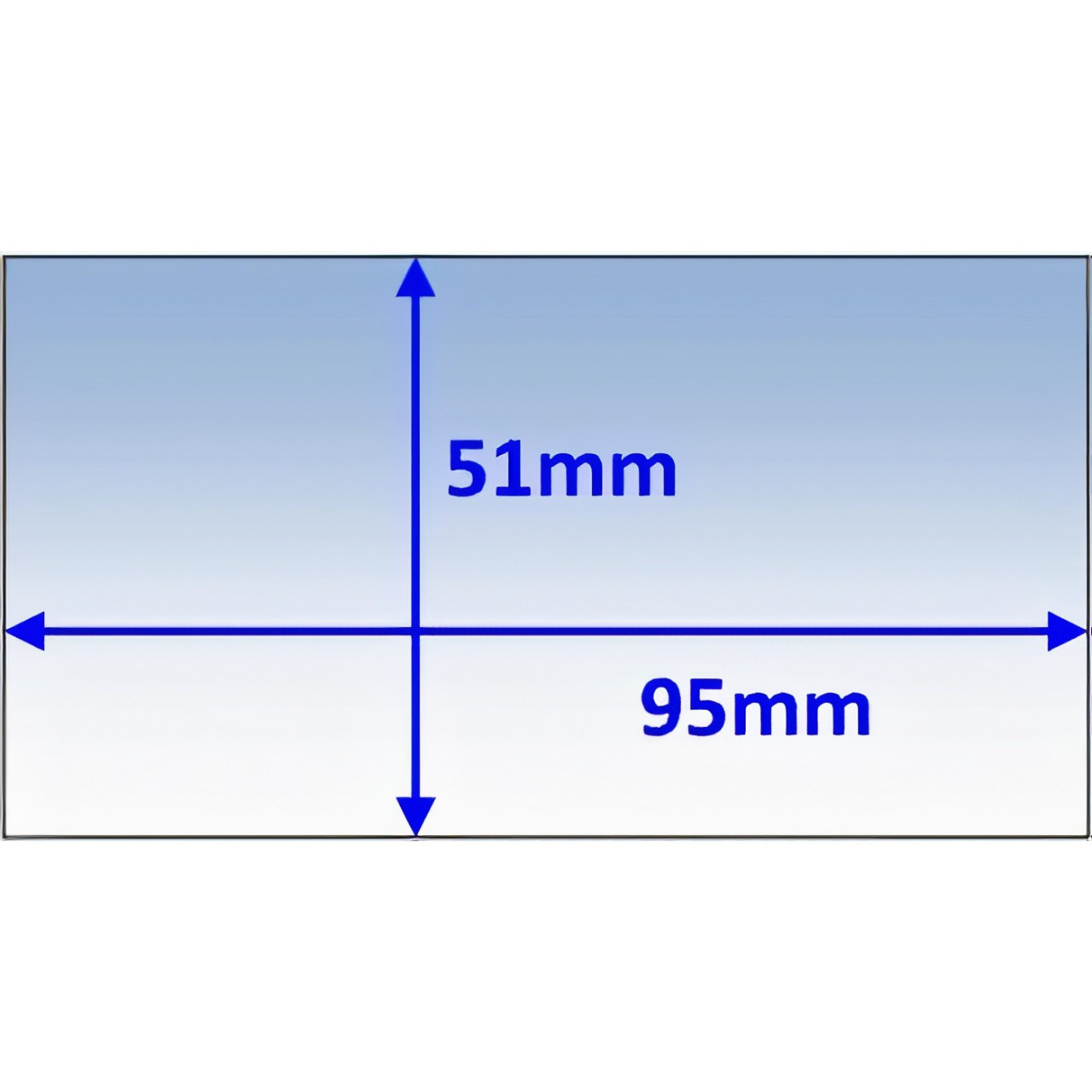 Clear Inner Lens 95x51mm suit Top Dog/Lincoln Viking 5pk