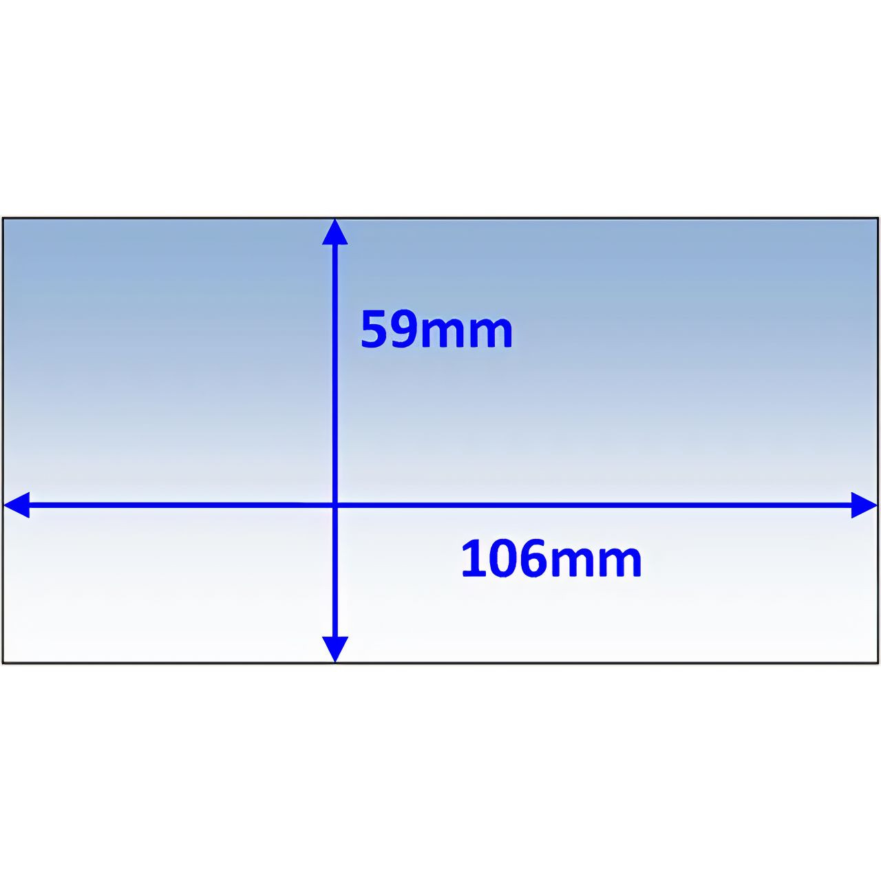 Clear Inner Lens 106x59mm suit Promax 350 5pk