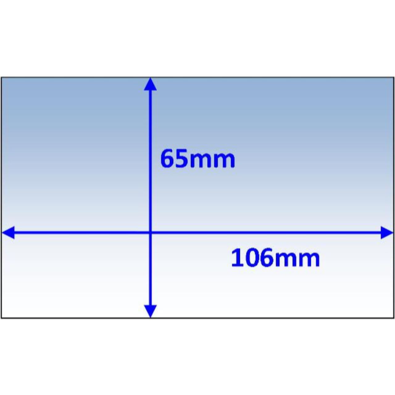 Clear Inner Lens 106x65mm suit Unimig Razor 5pk