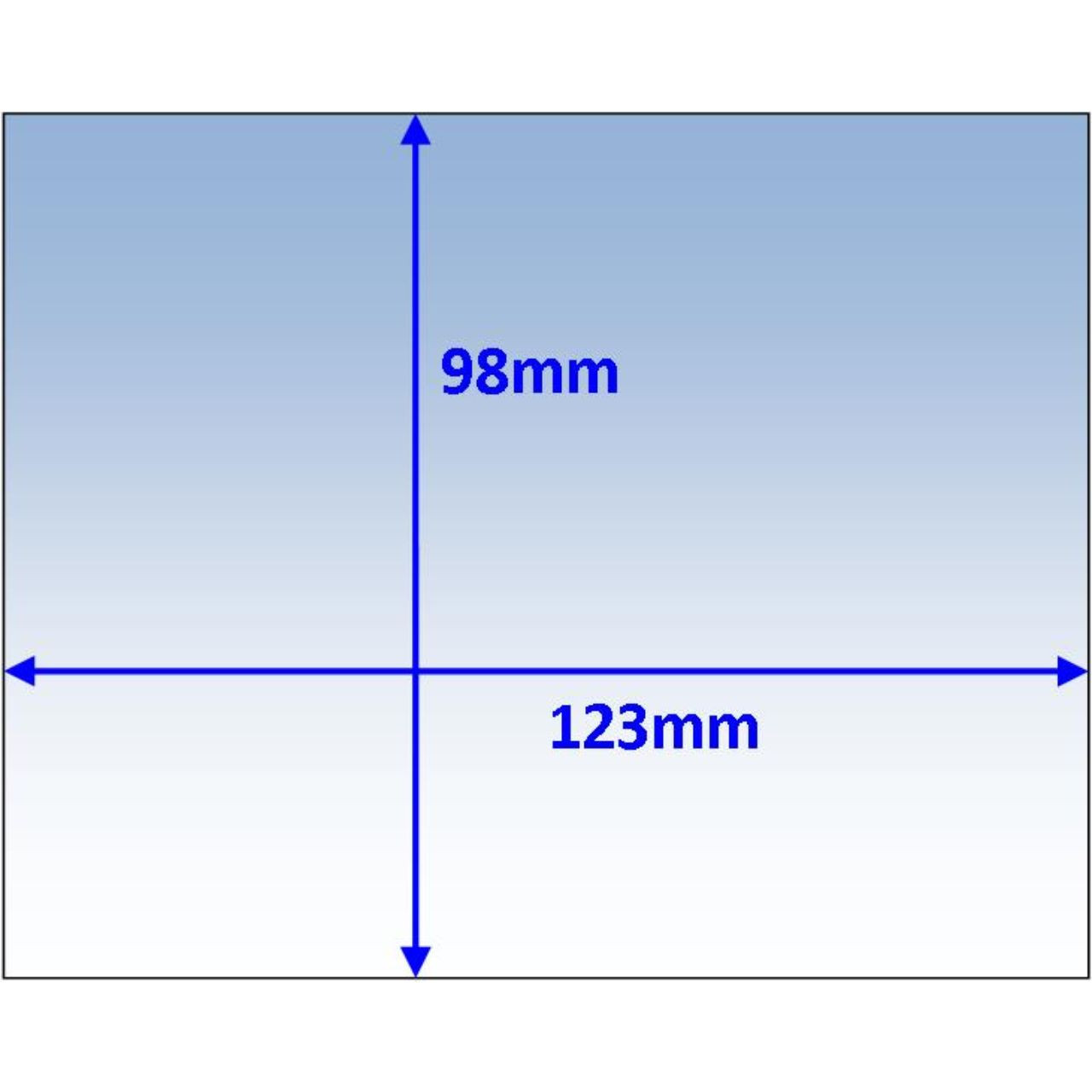 Clear Outer Lens 123x98mm suit Cigweld ProLite 10pk