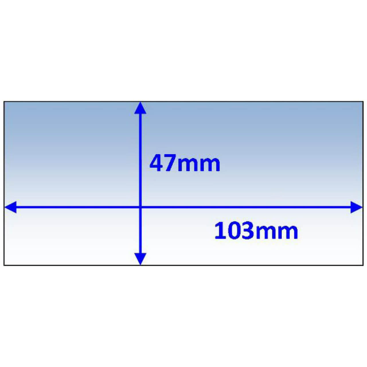 Clear Inner Lens 103x47mm 5pk