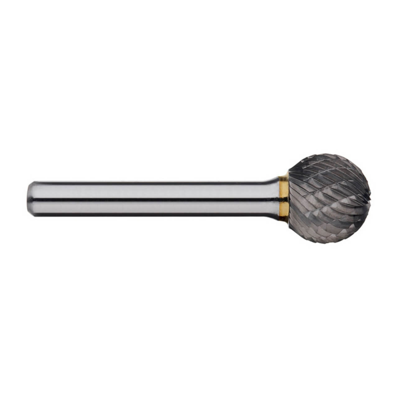 Alpha 3/16x5/32 Ball Shape Carbide Burr 1/4 Shank