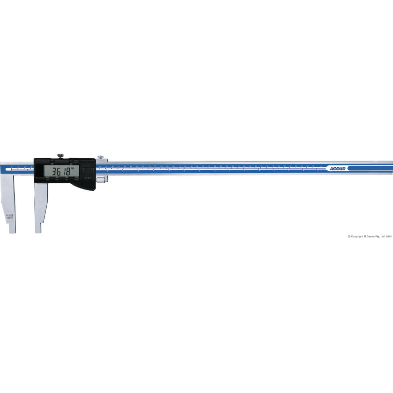 Accud 600mm Dual Scale Digital Caliper