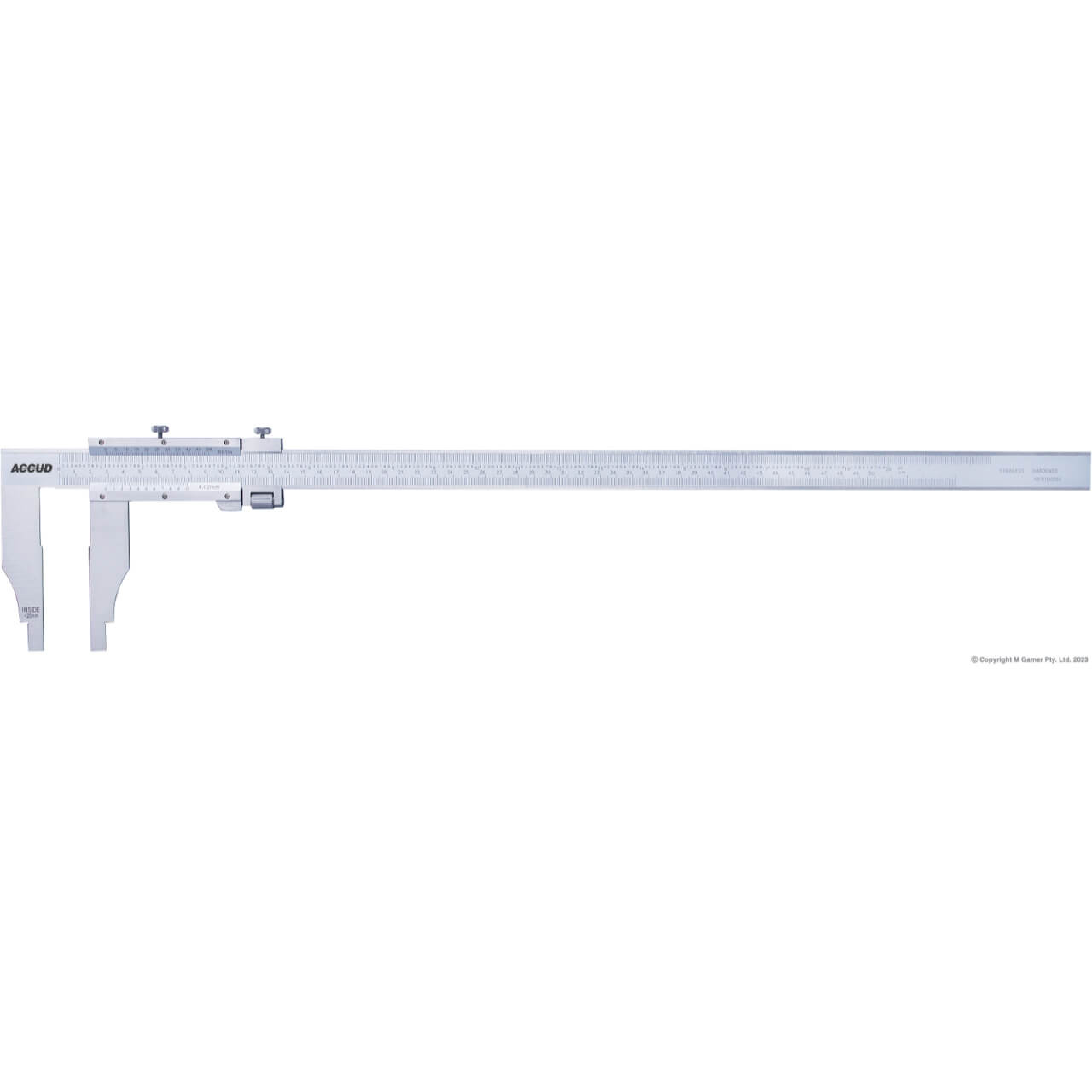 Accud 2000mm Dual Scale Vernier Caliper